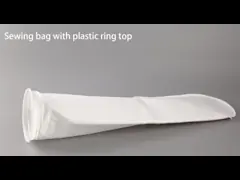 Beer Brewery Baghouse Filter Bags / Polyester Felt Filter Bag For Food Industry